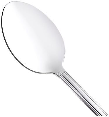 Thunder Group SLBF101 Serving Spoon, 13", Solid, 18/8 Stainless Steel, Luxor,...