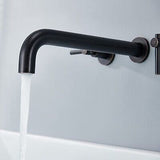 Wall Mount Tub Filler Oil Rubbed Bronze Tub Faucet Brass Bathroom Bathtub Fau...