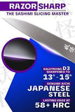 Dalstrong Yanagiba Knife - 9.5 inch - Phantom Series - Sushi Knife - Japanese...