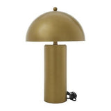 Deco 79 Metal Room Accent Lamp Table Lamp with Dome Shade, Lamp 14" x 14" x 2...