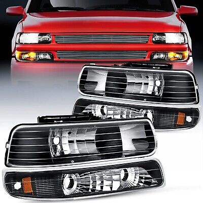 Nilight Headlight Assembly for 1999 2000 2001 2002 Chevy Silverado 1500 1500H...