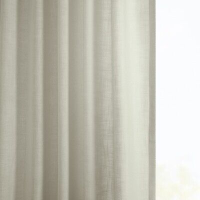 HPD Half Price Drapes Classic Semi Sheer Faux Linen Curtains for Living Room ...