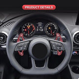 Steering Wheel Accessories Shift Paddle Shifter Extension Carbon fiber red co...