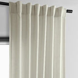 HPD Half Price Drapes Classic Semi Sheer Faux Linen Curtains for Living Room ...