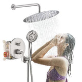 Fransiton 8 Inch Rain Shower Shower System and Handheld Wall Mounted,High Pre...