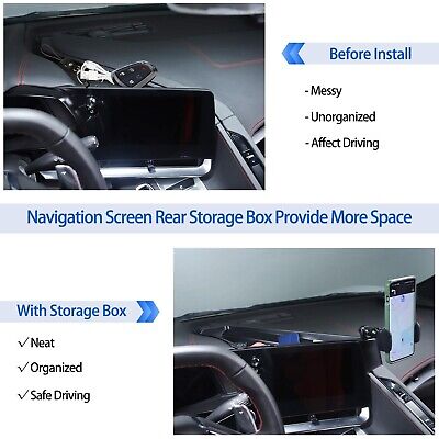 Center Console Multi-Mount Phone Holder Storage Box Compatible with Chevrolet...