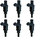 SET OF 6 Fuel Injectors Replacement For BMW 325CI 320 325I X3 Z4 2.5L 2.8L 98...