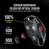 Corsair M65 RGB Ultra Wireless, Tunable FPS Wireless Gaming Mouse, Black