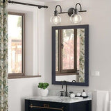 Bathroom Vanity Light Fixtures, Modern 2 Lights Vanity Lighting Fixture Matte...