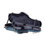 Crossrock Fiberglass Alto Saxophone Case - Includes Accessory Pocket, Removab...