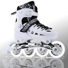 4 Types Size Adjustable Inline Skates Kids Adults for Outdoor Flash Men and W...