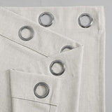 HPD Half Price Drapes Basic Faux Linen Curtains Grommet - 120 Inch long Pair ...