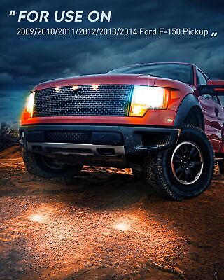 Nilight 2009 2010 2011 2012 2013 2014 F150 Headlight Assembly Black Housing A...