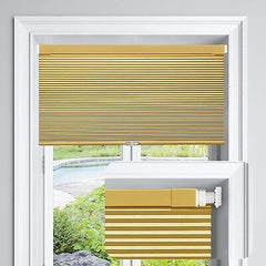 LazBlinds Cordless Cellular Shades, No Tools No Drill Blackout Honeycomb Shad...