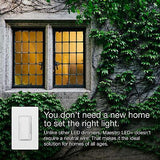 Lutron Maestro LED+ Dimmer Switch Kit for Dimmable LED, Halogen and Incandesc...