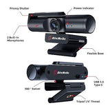 AVerMedia Live Streamer CAM 513-4K 30 fps UHD, Ultra Wide Angle Webcam with F...