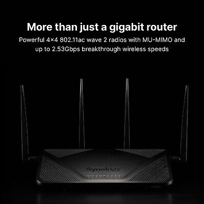 Synology RT2600ac &#8211; 4x4 dual-band Gigabit Wi-Fi router, MU-MIMO, powerful