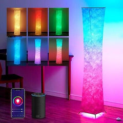 chiphy Floor Lamp, RGB Color Changing Floor Lamps, App Control Work with Alex...