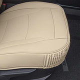 FH Group Car Seat Cover Cushion - 2 Pack Covers Front Bucket Set, Beige