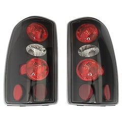 TRQ Rear Tail Lights Set Compatible with 2000-2006 Chevrolet Suburban 1500 Su...