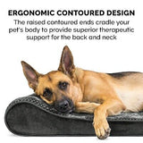 Furhaven Memory Foam Dog Bed for Large Dogs w/ Removable Washable Cover, For ...