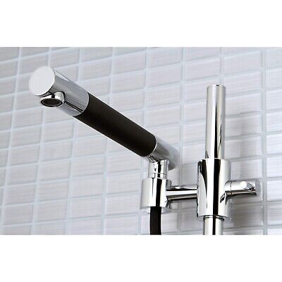 Kingston Brass KS8981DKL Concord Pull-Out Sprayer Kitchen Faucet, 9-1/8", Pol...