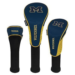 Collegiate Set of Three Headcovers Michigan Wolverines