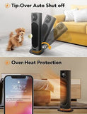 Govee Smart Space Heater for Indoor Use, 1500W Ceramic Tower Heater with Ther...