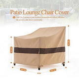 Patio Chair Cover, Outdoor Lounge Cover, Heavy Duty, Waterproof Lawn Chair Co...