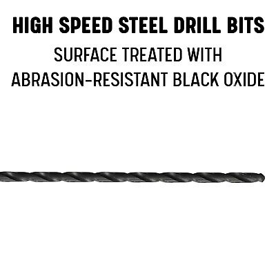 Drill America 25/32" x 18" High Speed Steel Extra Long Drill Bit, DWDDL Series