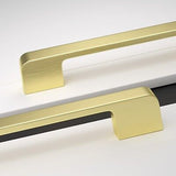 Rergy 5in Brushed Brass Drawer Pulls Gold Cabinet Handles - 30 Pack Cabinet P...