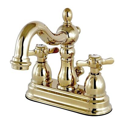 Kingston Brass KS1602BEX Essex 4" Centerset Bathroom Faucet, 4-3/4" In Spout ...