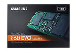 Samsung SSD 860 EVO 1TB M.2 SATA Internal SSD (MZ-N6E1T0BW)