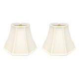 Royal Designs, Inc. Flare Bottom Outside Corner Scalloped Basic Lamp Shade, B...