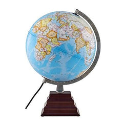 Waypoint Geographic Pacific Plus Illuminated Globe, 12" Blue Ocean-Style Worl...