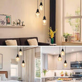 3-Light Pendant Light Fixtures, Pendant Lights for Kitchen Island Industrial ...