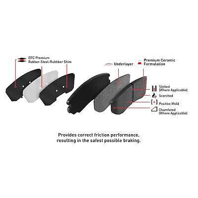 Dynamic Friction Company 3000 Ceramic Brake Pads 1310-2074-00-Front Set