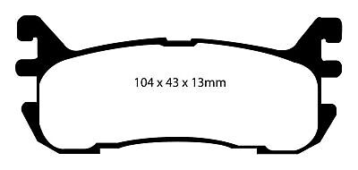 EBC Brakes DP41003R Yellowstuff Street and Track Brake Pad