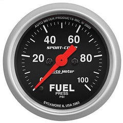 Auto Meter 3363 Sport-Comp Electric Fuel Pressure Gauge