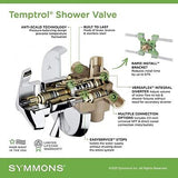 Symmons Temptrol Pressure Balancing Tub and Shower Mixing Valve Bundle with V...