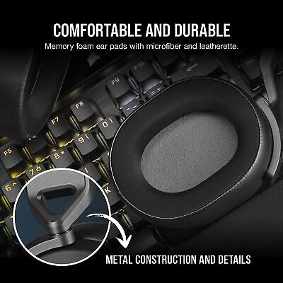 CORSAIR HS65 SURROUND Multiplatform Wired Gaming Headset &#8211; Dolby Atmos &#8