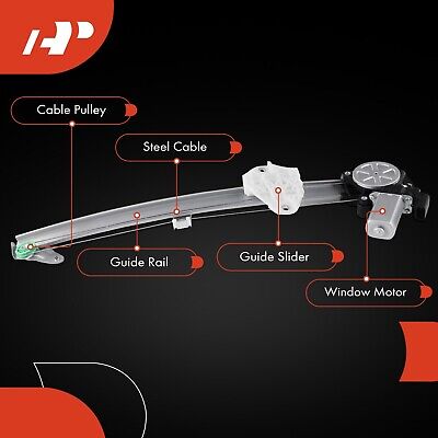 A-Premium Front Left Driver Side Electric Power Window Regulator with Motor C...