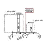 Waterson Heavy Duty Commercial Fully Adjustable Full Surface Self-Closing Gat...