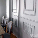 Ekena Millwork PNL12X20AS-02-CASE-12 Ashford Molded Scalloped Wainscot Wall P...