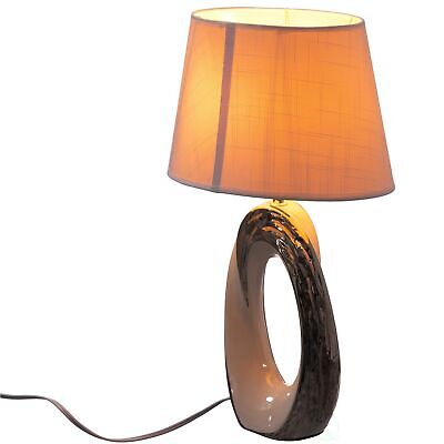 Designer Table Lamps, Decorative Ceramic Table Lamp 19 inch, with Silver and ...