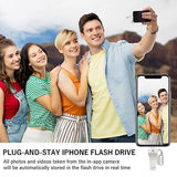 Photo-Stick for iPhone 256GB with Apple MFi Certified External-iPhone-Storage...