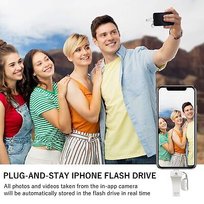 Photo-Stick for iPhone 256GB with Apple MFi Certified External-iPhone-Storage...