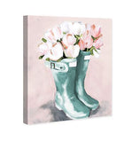 The Oliver Gal Artist Co. Fashion and Glam Wall Art Canvas Prints 'Pastel Rai...