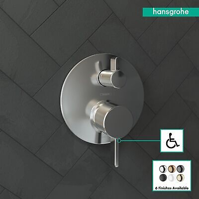 hansgrohe Ecostat Modern Premium Easy Control 2-Handle Pressure Balance Showe...