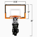 Franklin Sports Mini Basketball Hoop with Rebounder and Ball - Over The Door ...